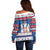 Serbia Christmas Off Shoulder Sweater I Am The Serbian Elf - Wonder Print Shop
