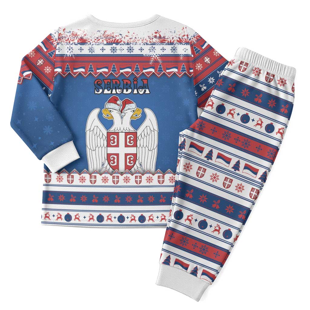 Serbia Christmas Pajama Set I Am The Serbian Elf - Wonder Print Shop
