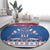 Serbia Christmas Round Carpet I Am The Serbian Elf - Wonder Print Shop