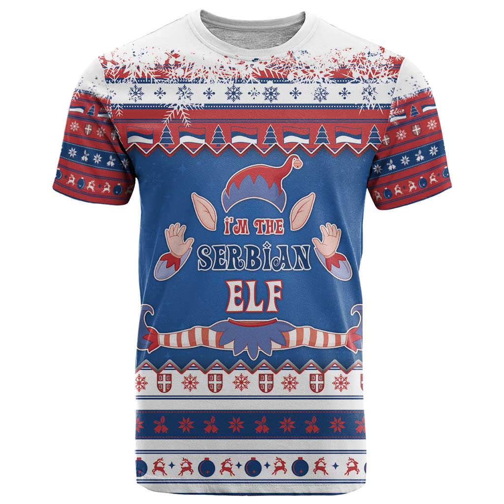 Serbia Christmas T Shirt I Am The Serbian Elf - Wonder Print Shop