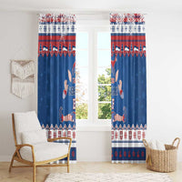 Serbia Christmas Window Curtain I Am The Serbian Elf - Wonder Print Shop