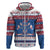 Serbia Christmas Zip Hoodie I Am The Serbian Elf - Wonder Print Shop