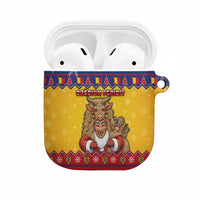 Romania Christmas AirPods Case Romanian Masked Santa - Wonder Print Shop