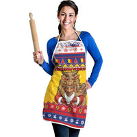 Romania Christmas Apron Romanian Masked Santa - Wonder Print Shop