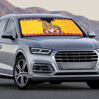 Romania Christmas Auto Sun Shade Romanian Masked Santa - Wonder Print Shop