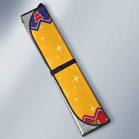 Romania Christmas Auto Sun Shade Romanian Masked Santa - Wonder Print Shop