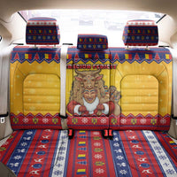 Romania Christmas Back Car Seat Cover Romanian Masked Santa - Wonder Print Shop