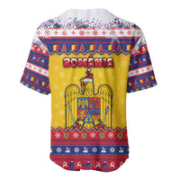 Romania Christmas Baseball Jersey Romanian Masked Santa - Wonder Print Shop