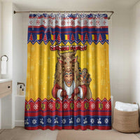 Romania Christmas Bathroom Set Romanian Masked Santa - Wonder Print Shop