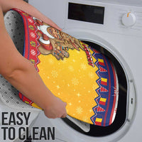 Romania Christmas Bathroom Set Romanian Masked Santa - Wonder Print Shop