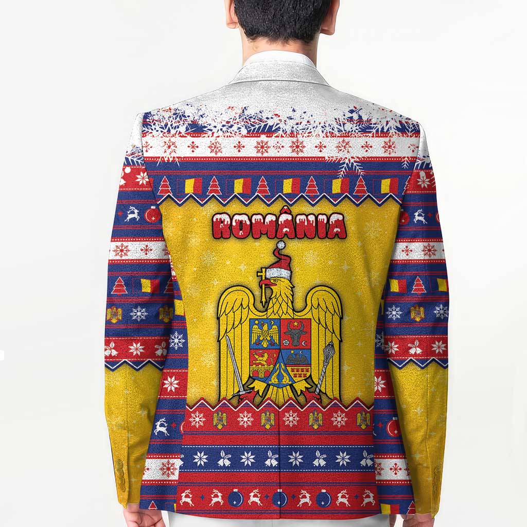 Romania Christmas Blazer Romanian Masked Santa - Wonder Print Shop