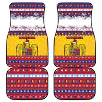 Romania Christmas Car Mats Romanian Masked Santa - Wonder Print Shop
