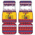 Romania Christmas Car Mats Romanian Masked Santa - Wonder Print Shop