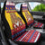 Romania Christmas Car Seat Cover Romanian Masked Santa - Wonder Print Shop