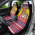 Romania Christmas Car Seat Cover Romanian Masked Santa - Wonder Print Shop