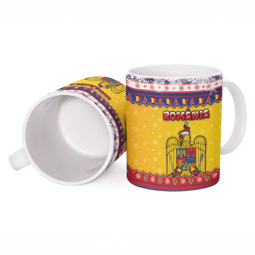 Romania Christmas Ceramic Mug Romanian Masked Santa - Wonder Print Shop