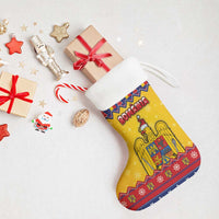 Romania Christmas Stocking Romanian Masked Santa - Wonder Print Shop
