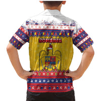 Romania Christmas Family Matching Mermaid Dress and Hawaiian Shirt Romanian Masked Santa - Wonder Print Shop