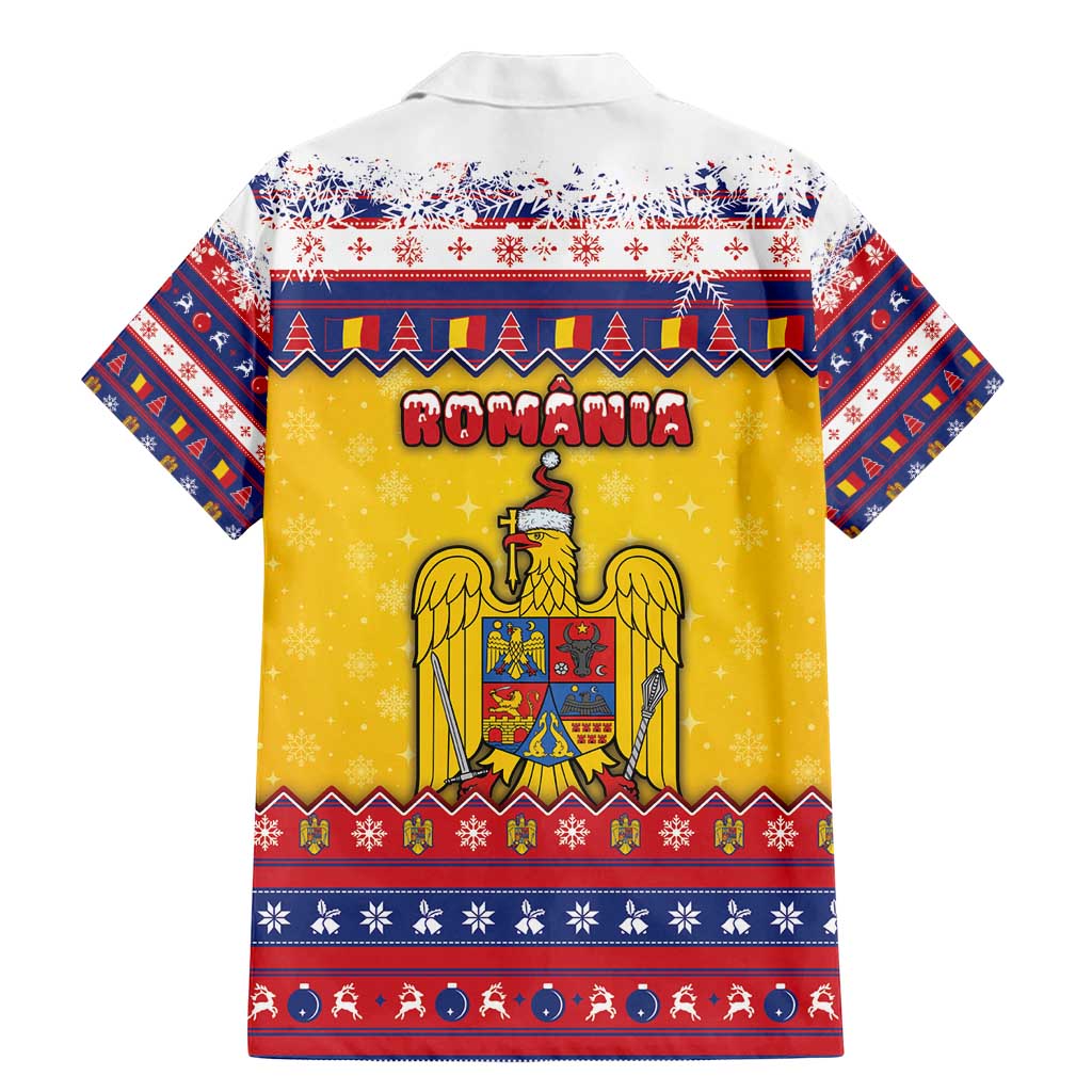 Romania Christmas Family Matching Mermaid Dress and Hawaiian Shirt Romanian Masked Santa - Wonder Print Shop