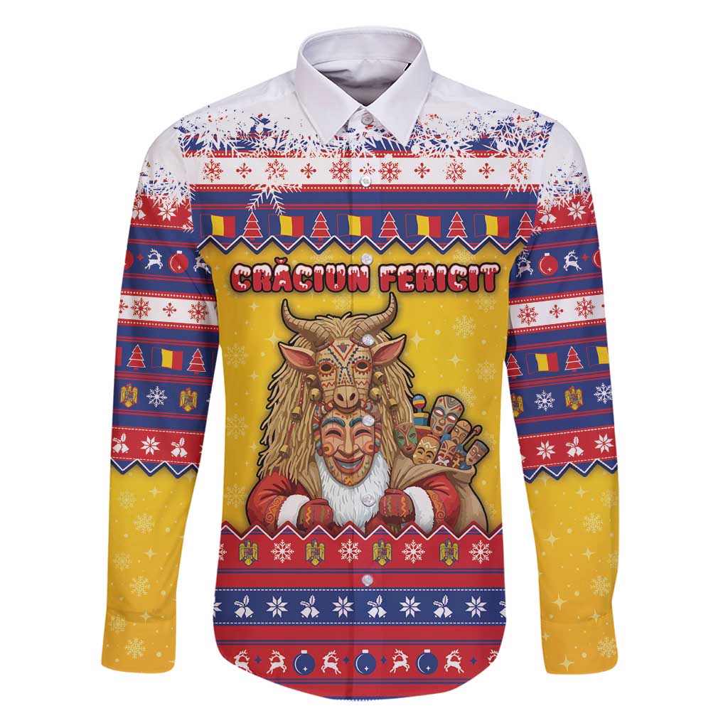 Romania Christmas Family Matching Puletasi and Hawaiian Shirt Romanian Masked Santa - Wonder Print Shop