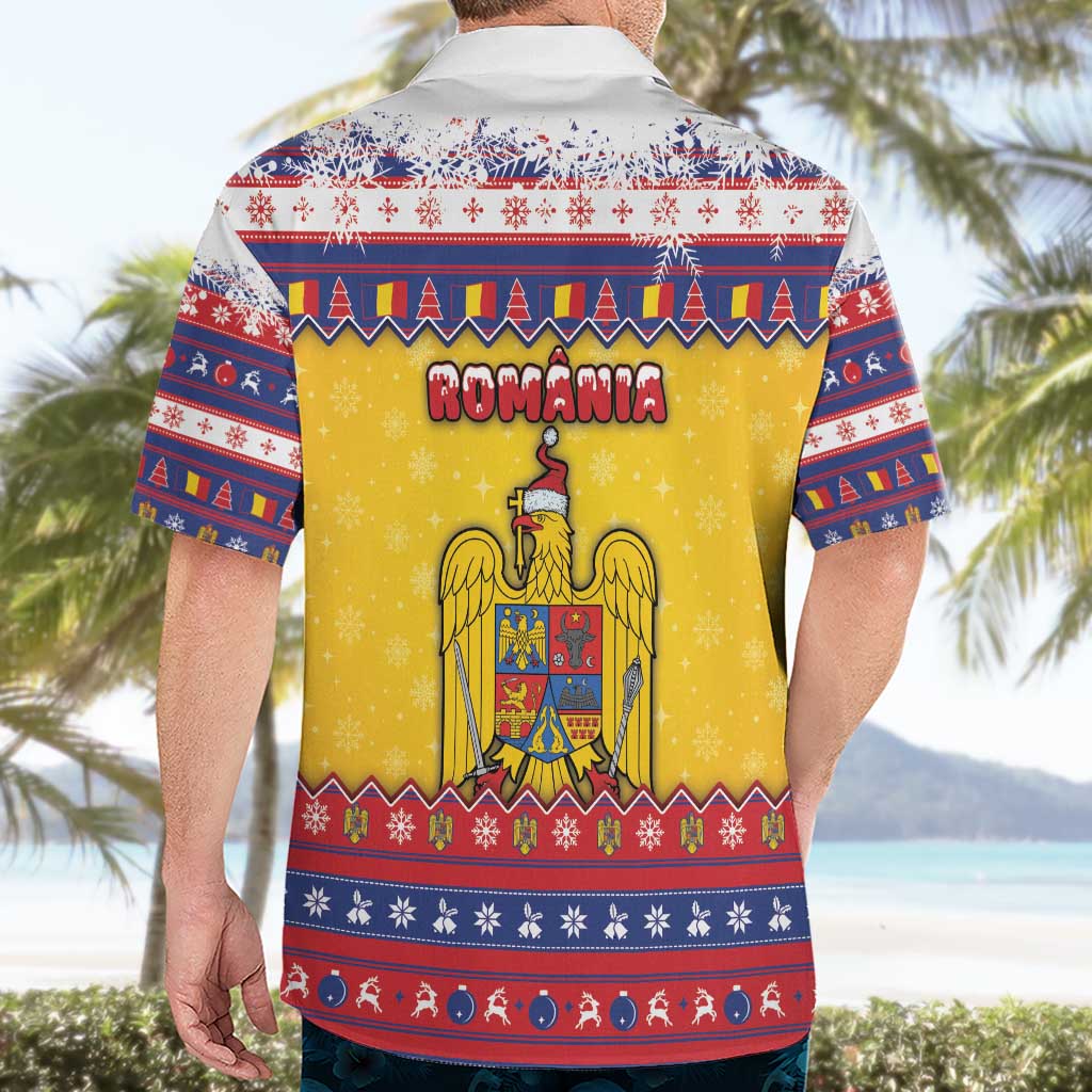 Romania Christmas Hawaiian Shirt Romanian Masked Santa - Wonder Print Shop