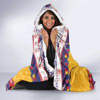 Romania Christmas Hooded Blanket Romanian Masked Santa - Wonder Print Shop