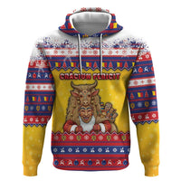 Romania Christmas Hoodie Romanian Masked Santa - Wonder Print Shop