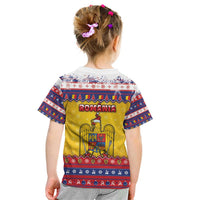 Romania Christmas Kid T Shirt Romanian Masked Santa - Wonder Print Shop