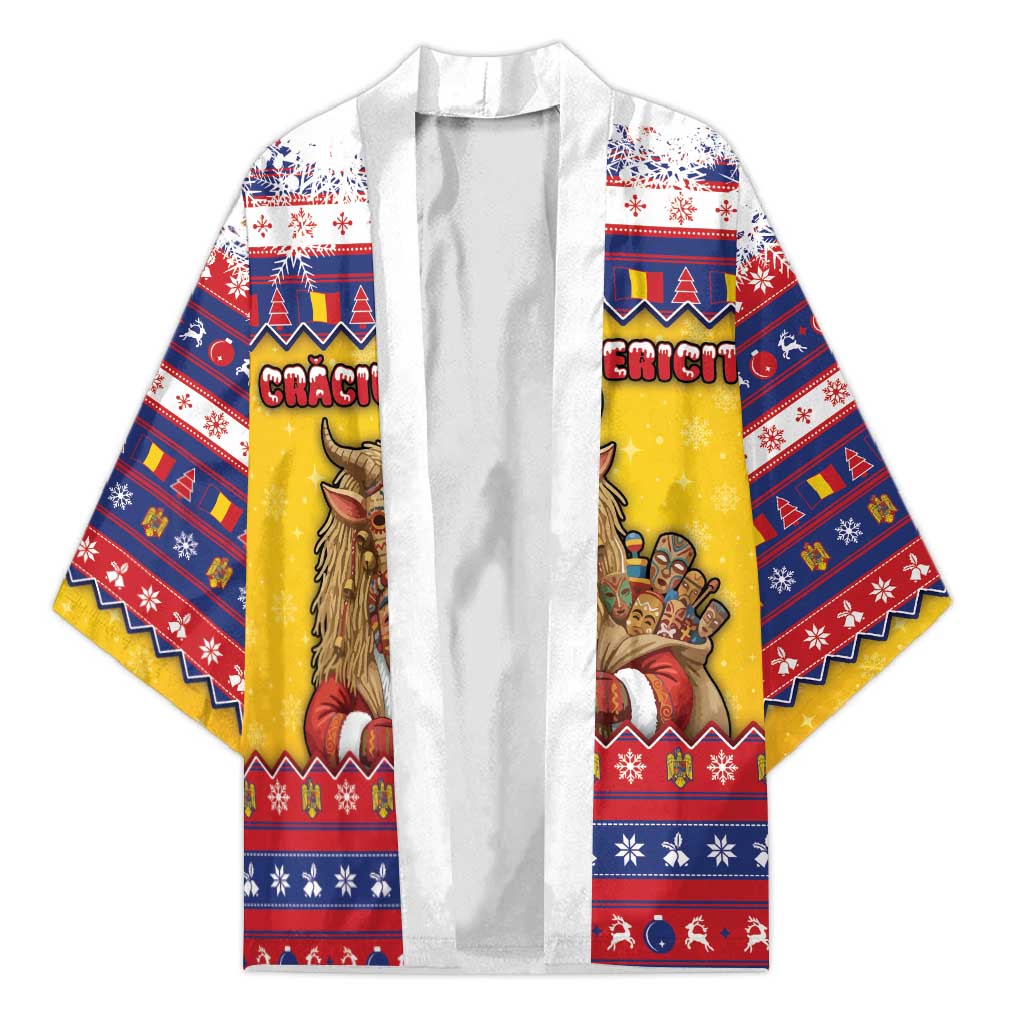 Romania Christmas Kimono Romanian Masked Santa - Wonder Print Shop