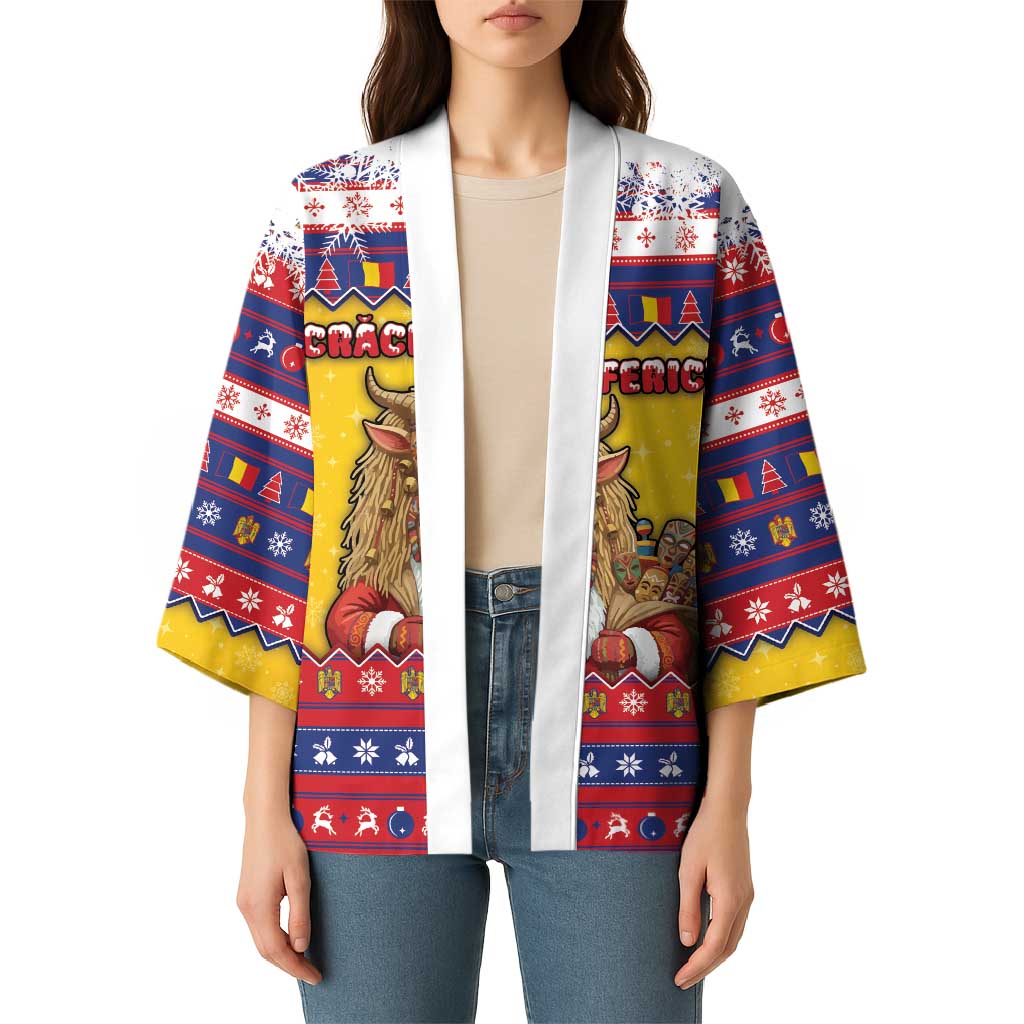 Romania Christmas Kimono Romanian Masked Santa - Wonder Print Shop