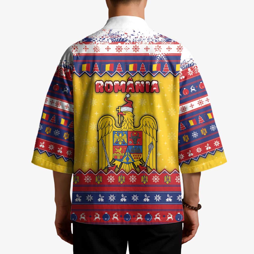 Romania Christmas Kimono Romanian Masked Santa - Wonder Print Shop