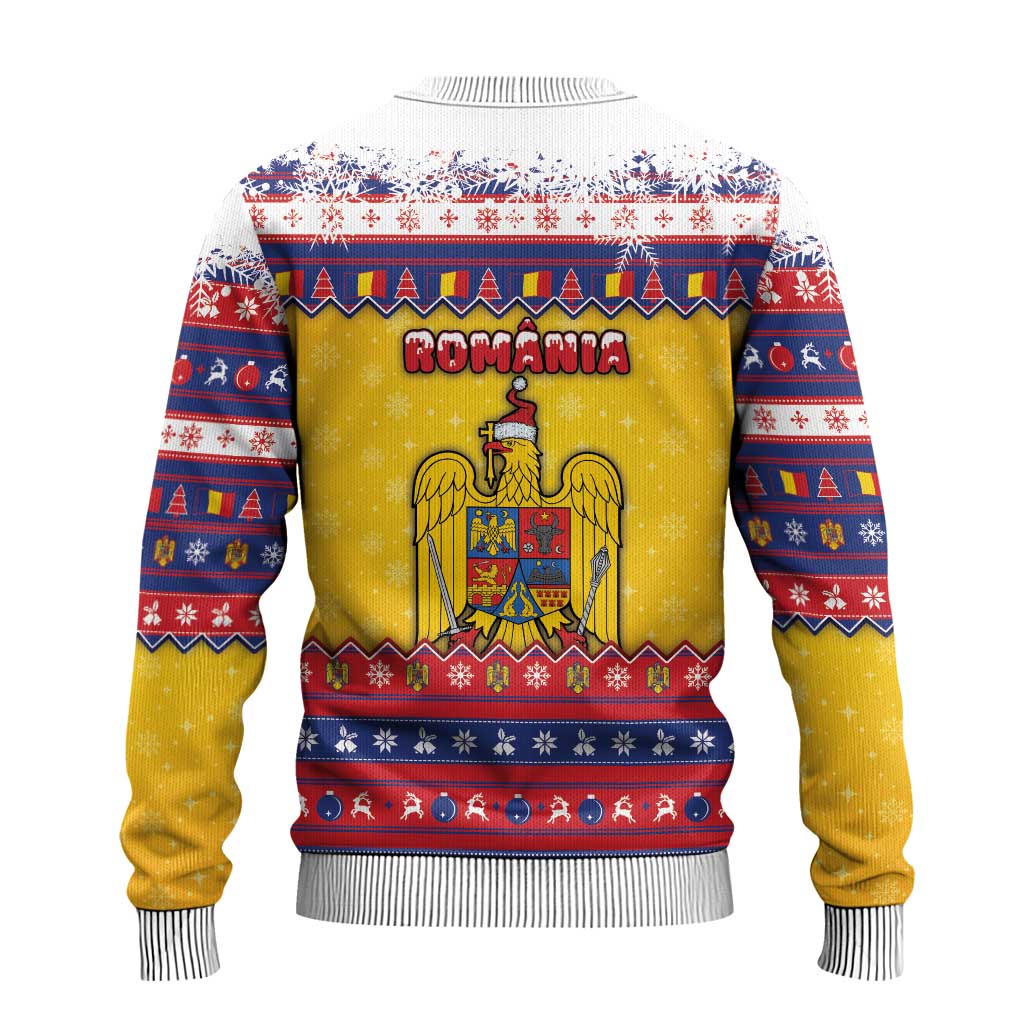 Romania Christmas Ugly Christmas Sweater Romanian Masked Santa - Wonder Print Shop