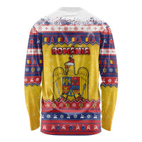 Romania Christmas Long Sleeve Shirt Romanian Masked Santa - Wonder Print Shop