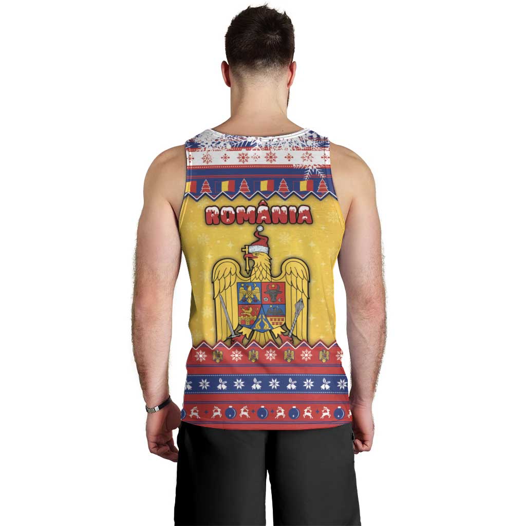 Romania Christmas Men Tank Top Romanian Masked Santa - Wonder Print Shop