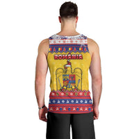 Romania Christmas Men Tank Top Romanian Masked Santa - Wonder Print Shop