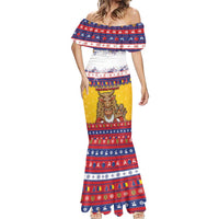 Romania Christmas Mermaid Dress Romanian Masked Santa - Wonder Print Shop