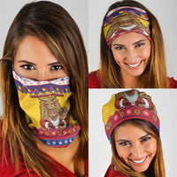 Romania Christmas Neck Gaiter Romanian Masked Santa - Wonder Print Shop