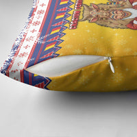 Romania Christmas Pillow Cover Romanian Masked Santa - Wonder Print Shop