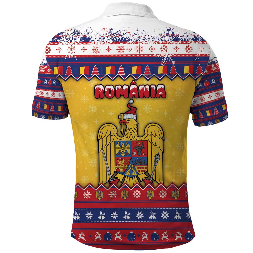 Romania Christmas Polo Shirt Romanian Masked Santa - Wonder Print Shop