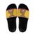 Romania Christmas Slide Sandals Romanian Masked Santa - Wonder Print Shop