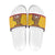 Romania Christmas Slide Sandals Romanian Masked Santa - Wonder Print Shop