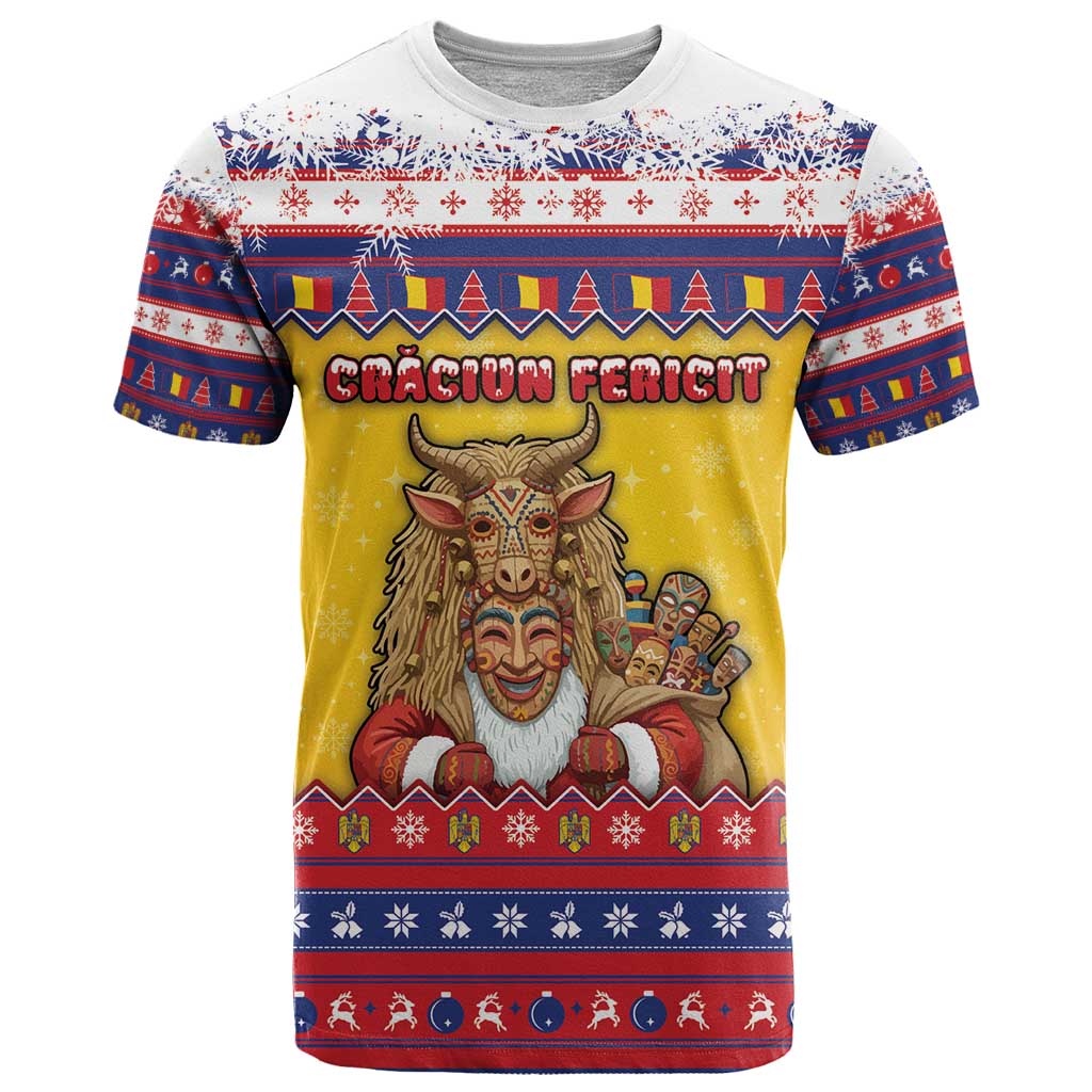 Romania Christmas T Shirt Romanian Masked Santa - Wonder Print Shop