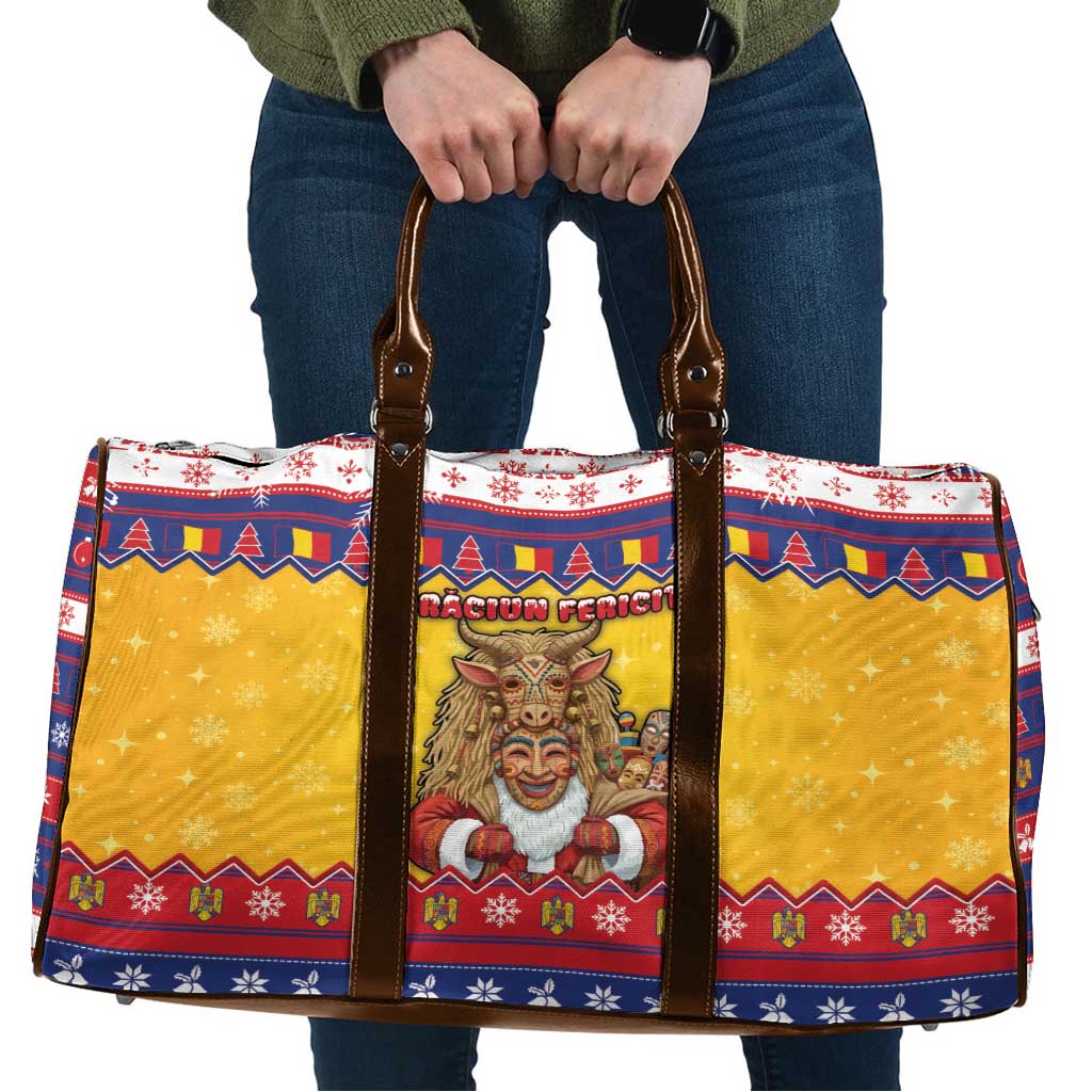 Romania Christmas Travel Bag Romanian Masked Santa - Wonder Print Shop