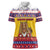 Romania Christmas Women Polo Shirt Romanian Masked Santa - Wonder Print Shop
