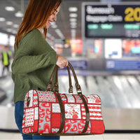 Romania Valentine's Day Travel Bag Martenitsi With Hearts Knitting Effect