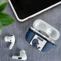 XOXO Valentine's Day AirPods Case Pieces Of The Heart Old Denim Fabric Effect