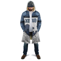 Personalized XOXO Valentine's Day Cloak Pieces Of The Heart Old Denim Fabric Effect