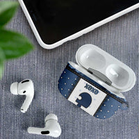 XOXO Valentine's Day AirPods Case Remaining Piece Old Denim Fabric Effect