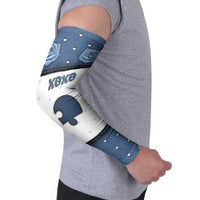 Personalized XOXO Valentine's Day Arm Sleeves Remaining Piece Old Denim Fabric Effect