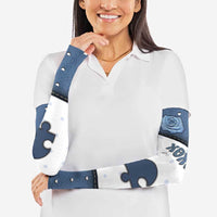 Personalized XOXO Valentine's Day Arm Sleeves Remaining Piece Old Denim Fabric Effect
